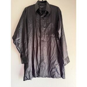 Viviz‎ Torancci Men's Dress Shirt Black Size 16-16 1/2 34-36 NWT